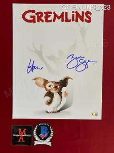 Foto firmata 11x14 Howie Mandel e Zach Galligan Gremlins Beckett COA Gizmo - Foto 1 di 4