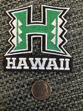 Hawaii Rainbow Warriors Vintage Embroidered Iron On Patch 2.25 “ X 2.25” AWESOME