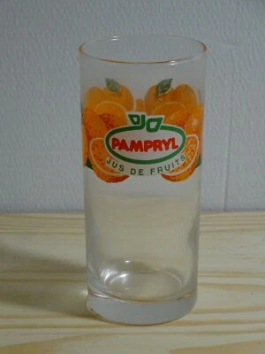 6 VERRES A JUS DE FRUIT PAMPRYL ORANGE