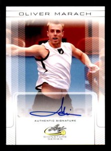 2017 Leaf Signature Series Tennis #BAOM1 Oliver Marach Auto (ref 33942)