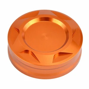 Cubierta depósito líquido frenos trasero naranja aluminio nuevo ajuste para RC 125 200 390 14 - Imagen 1 de 4