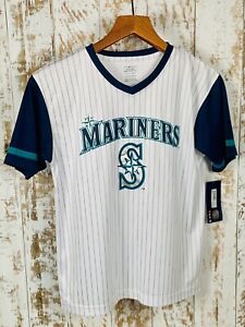 Seattle Mariners Jersey Youth Large MLB Genuine Merchandise Pullover NEW  $28