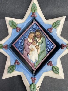 NIB Jim Shore Star with Rotating Holy Family Ornament • 5” • 2020 - Picture 1 of 8