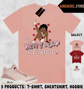 Shirt Match AJ 3 Valentine's Day Treat Yourself Matching Tee Betty Boop Period - Picture 1 of 4