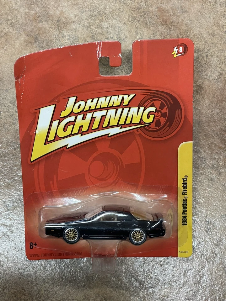 1984 Pontiac Firebird Johnny Lightning 2010 #8 Release Black & Gold Diecast 1/64 - Image 1 of 3