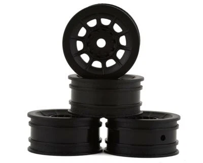 JConcepts Axial SCX24 Hazard 1.0" 1/24 Crawler Wheels (Black) (4) [JCO3430B] - Image 1 of 3