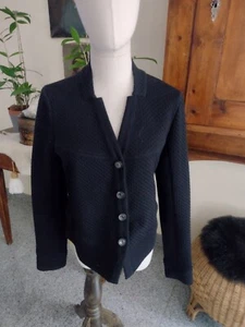 Edle Kurzjacke 🌿 MARITHÉ FRANCOIS GIRBAUD 🌿 schwarz Waffelmuster Gr. 40 - Bild 1 von 6