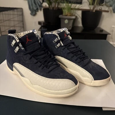 Air Jordan 12 Retro “International Flight” Talla 9.5 Hombre Azul Blanco Nike 2018  Foto 1 de 4