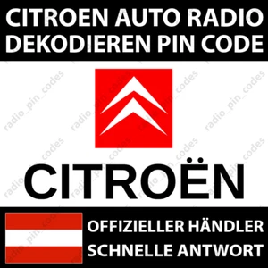 CITROEN RADIO DEKODIEREN PIN CODE FÜR ALLE MODELLE BLAUPUNKT BOSCH CLARION VP2 - Bild 1 von 6