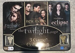 The Twilight Saga 3 Game Collection In Collector's Tin Case Twilight Movie, New