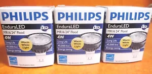 Philips EnduraLED 4GU5.3MR16-1 - MR16 24 Degree Flood - 4W - 45000Hrs - X3 - Picture 1 of 3
