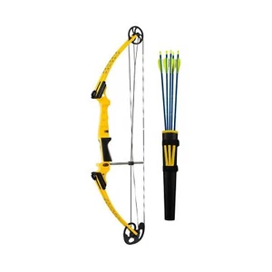 Genesis Original Bow Archery Kit,Right Hand,Yellow - Picture 1 of 7