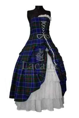 Ladies Bella Tartan Wedding Dress - Timeless Scottish Heritage for Your Wedding - Image 1 of 4