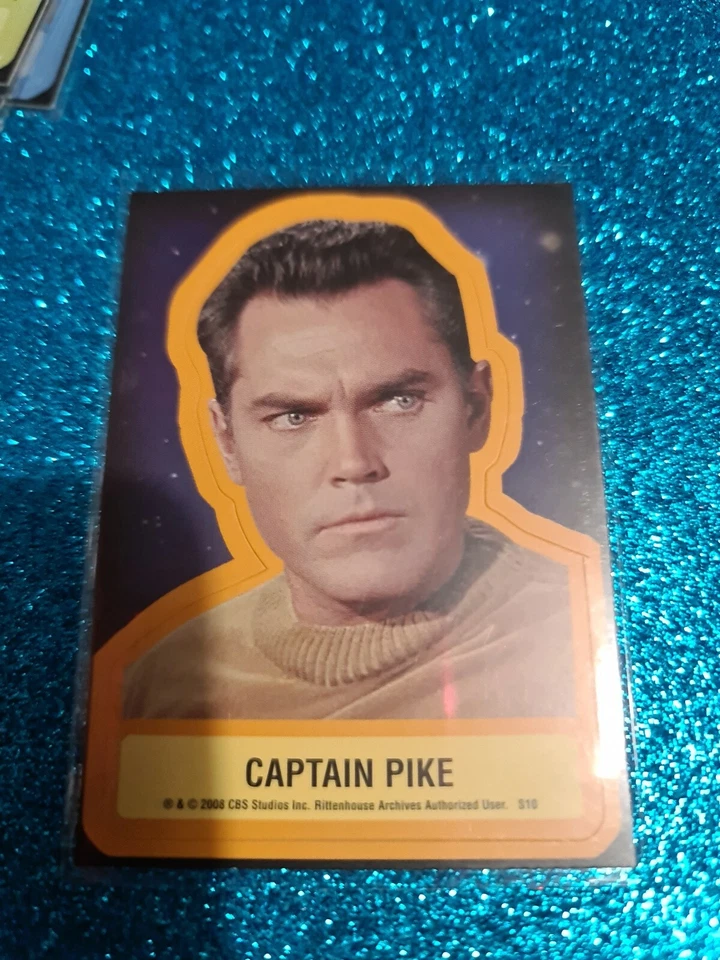 Star Trek 2008 🏆STICKER CARD #S10 PIKE Trading Card 🏆FREE POST - Image 1 of 1