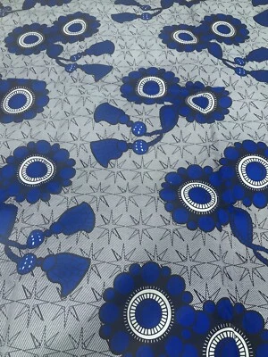 "Tela de polialgodón estampada de 45"" de ancho vendida por yarda" Foto 1 de 2