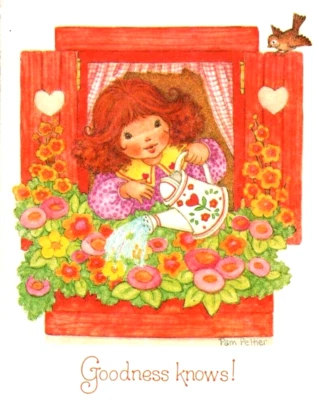 Feliz Día de San Valentín Pam Peltier Flor Jardín Jardinería Tarjeta de Felicitación Actual Foto 1 de 3