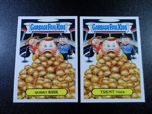 Star Trek Captain Kirk William Shatner Spock Spoof Garbage Pail Kids 2 Card Set - Picture 1 of 2