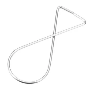 Techo Ganchos Clips Inoxidable Acero Perchas 63x29x13mm Plateado Acabado, 20pzs - Imagen 1 de 6