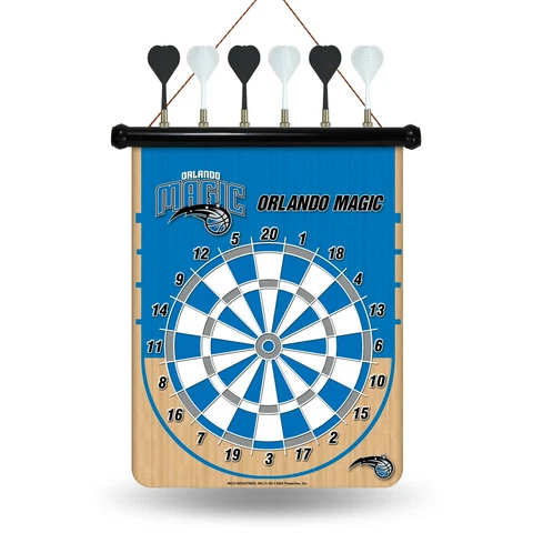 Orlando Magic Team Dart Board.Magnetic. 6 Darts. Board    #910/637 Cover