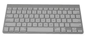Apple A1314 Bluetooth Wireless Keyboard - Silver (MC184LL/B) WORKS - Bild 1 von 10
