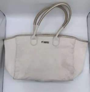 Ralph Lauren - tela - borsa - borsa da notte - borsa - bordo oro metallizzato - foderata - Foto 1 di 12