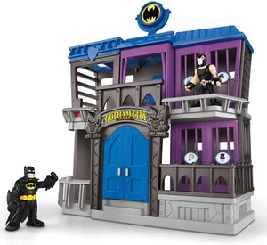 Imaginext DC SUPER FRIENDS - GOTHAM CITY JAIL PLAYSET w/ Batman & Bane Figures - Picture 1 of 11
