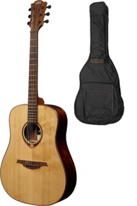 GUITARE FOLK DREADNOUGHT LAG TRAMONTANE T118D + HOUSSE - Picture 1 of 6