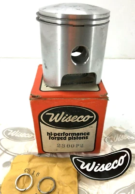 ARCTIC CAT SUZUKI 440 1980-2000 F/C PISTÓN Y ANILLOS WISECO 2300P2 .020 DE GRAN TAMAÑO Foto 1 de 4