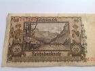 20 Reichmark Tyrolean Riechbank note. 1939. very rare. fair condition