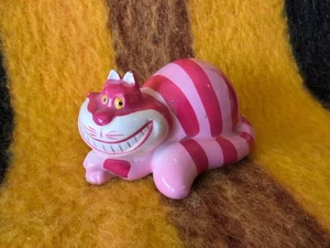 Vintage Disney Alice in Wonderland 2.5” Pink Chesire Cat Ceramic Figurine Japan - Picture 1 of 3