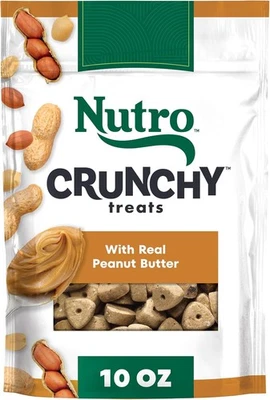 Nutro Crunchy Dog Treats with Real Peanut Butter, 10 oz. Bag - Image 1 of 4