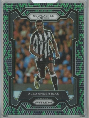 2023-24 Panini Prizm Premier League Alexander Isak Snakeskin #64 - Image 1 of 2