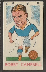 KIDDYS FAVOURITES-FOOTBALL STARS 1950 (BLACK STARS)-#084- MORTON BILLY CAMPBELL  - Picture 1 of 2