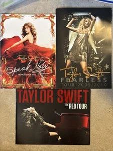 Taylor Swift Tour Book Lot, Red, Speak Now, Fearless - Picture 1 of 12