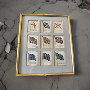 Collectible Vintage Kensitas Empire Flags: Framed - Picture 1 of 10