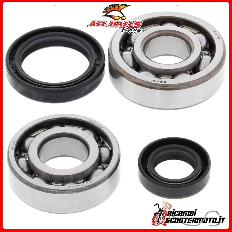 KURBELWELLENLAGERSATZ All Balls Suzuki RM 80 1986-1988 24-1013#1 - Imagem 1 de 1