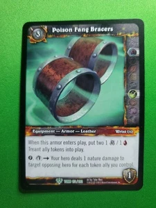 Poison Fang Bracers - 173/202 - Uncommon WoW: Tomb of the Forgotten - Picture 1 of 3