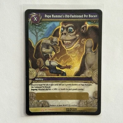 World of Warcraft TCG | Papa Hummel's Old-Fashioned Pet | Unused Loot Card - Image 1 of 2