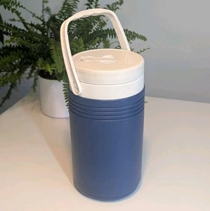 Jarra enfriadora Coleman de 1/2 galón #5690 termo de agua con tapa abatible azul. Buen estado - Imagen 1 de 12
