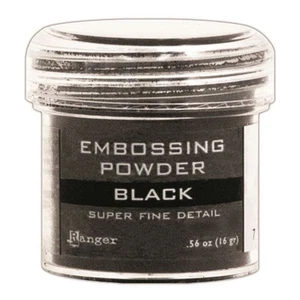 3 Pack Ranger Embossing Powder-Super Fine Black EPJ-37392 - Picture 1 of 2