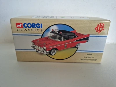 Corgi Classics 97389 Chevrolet Chicago Fire Chief 1:43. As New In Box - Image 1 of 3