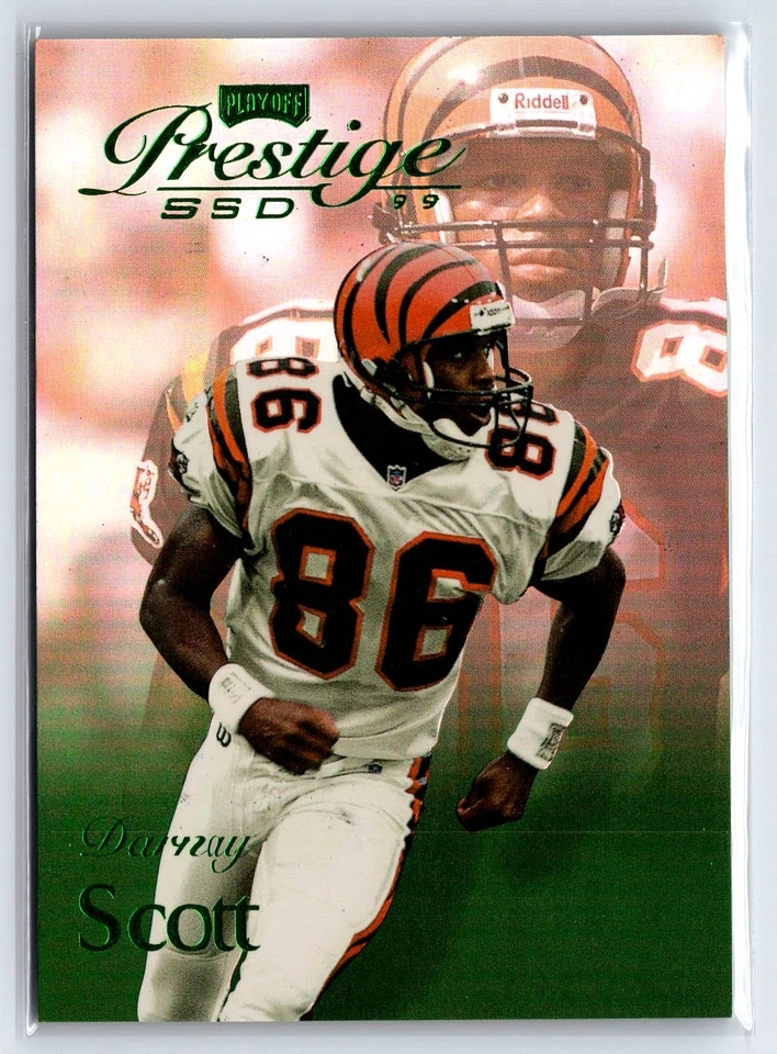 1999 Playoff Prestige SSD Spectrum Green #B027 Darnay Scott Bengals /500 - Image 1 of 2