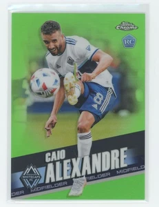 Topps 2022 cromo MLS #112 Caio Alexandre verde neón #/99 - Imagen 1 de 2
