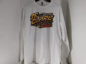 Camicia da corsa Justin Clark Dirt Tracking - taglia XL - Hamersville Ohio - manica lunga - Foto 1 di 5