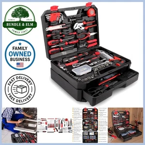 325 Piece Home Repair Tool Set Carbon Steel Household DIY Handyman Kit - Picture 1 of 9