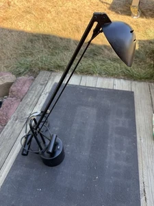 Counterbalance Halogen Adjustable Desk Black Lamp VTG 1998 Industrial by Dana - Picture 1 of 6