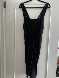 Damen Midikleid Herve Leger schwarz Größe M tailliert figurbetont - Bild 1 von 4