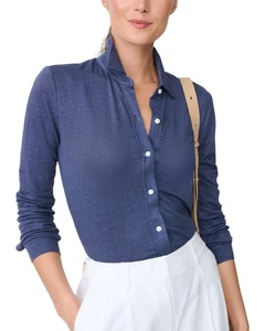 J.Mclaughlin Betty Linen-Blend Top Women's  Xl - Picture 1 of 4