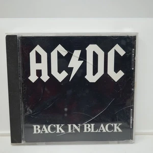 AC/DC - Back In Black CD 1980 Classic Rock Atlantic Europe Pressing - Picture 1 of 2