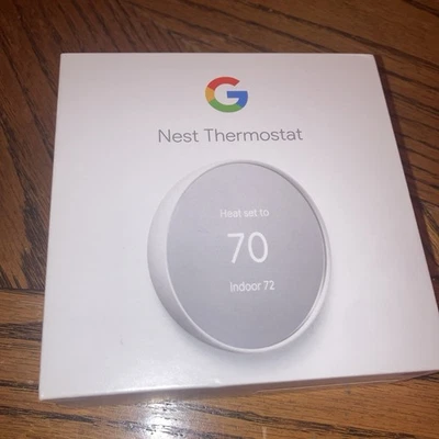 Google G4CVZ Nest Smart Programmable Wi-fi Thermostat - White - Image 1 of 2